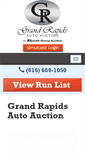 Mobile Screenshot of grandrapidsautoauction.com